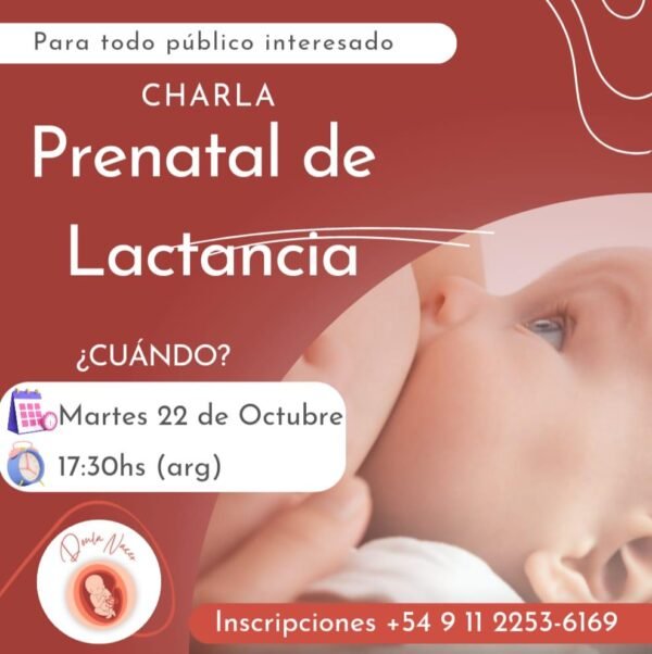Charla prenatal de Lactancia octubre
